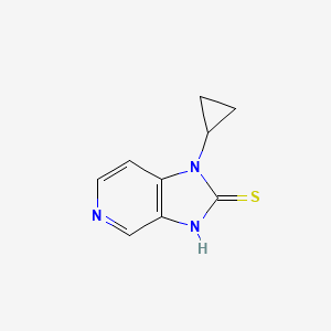 1-Cyclopropyl-1H-imidazo[4,5-c]pyridine-2-thiol