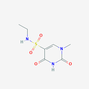 N-Ethyl-1-methyl-2,4-dioxo-1,2,3,4-tetrahydropyrimidine-5-sulfonamide