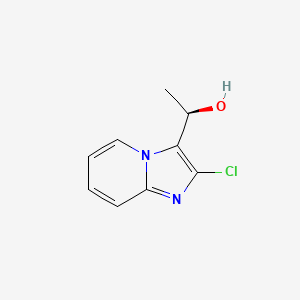 (1R)-1-{2-chloroimidazo[1,2-a]pyridin-3-yl}ethan-1-ol