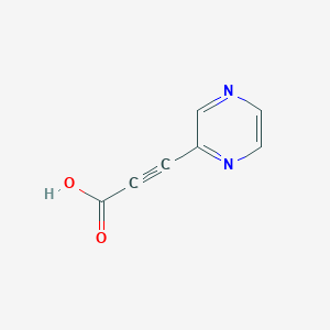 3-(Pyrazin-2-yl)prop-2-ynoic acid