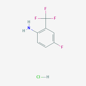 4-Fluoro-2-(trifluoromethyl)aniline hydrochloride