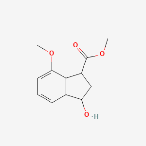 methyl 3-hydroxy-7-methoxy-2,3-dihydro-1H-indene-1-carboxylate