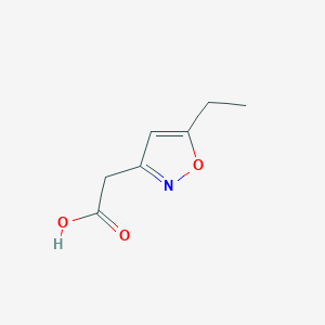 2-(5-Ethyl-1,2-oxazol-3-yl)acetic acid