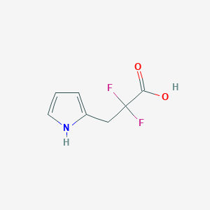 2,2-Difluoro-3-(1H-pyrrol-2-yl)propanoic acid