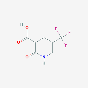 2-Oxo-5-(trifluoromethyl)piperidine-3-carboxylic acid