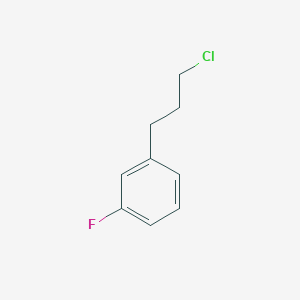 molecular formula C9H10ClF B13157605 1-(3-Chloropropyl)-3-fluorobenzene 