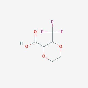 3-(Trifluoromethyl)-1,4-dioxane-2-carboxylic acid