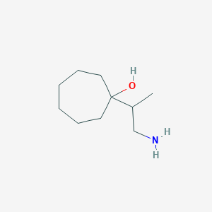 1-(1-Aminopropan-2-yl)cycloheptan-1-ol