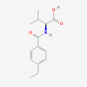 (2S)-2-[(4-Ethylphenyl)formamido]-3-methylbutanoic acid