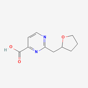 2-(Oxolan-2-ylmethyl)pyrimidine-4-carboxylicacid