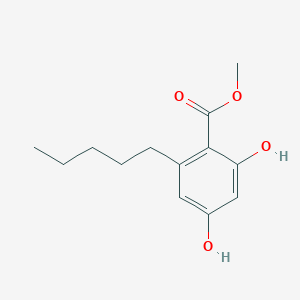molecular formula C13H18O4 B1315767 Methyl 2,4-dihydroxy-6-pentylbenzoate CAS No. 58016-28-7