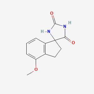 4'-Methoxy-2',3'-dihydrospiro[imidazolidine-4,1'-indene]-2,5-dione