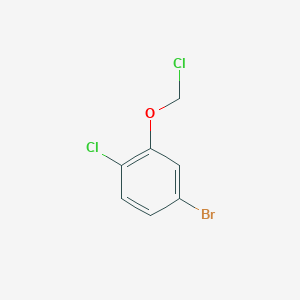 4-Bromo-1-chloro-2-(chloromethoxy)benzene