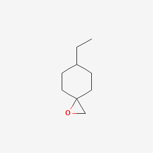 molecular formula C9H16O B13157739 6-Ethyl-1-oxaspiro[2.5]octane 