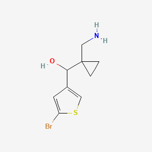 [1-(Aminomethyl)cyclopropyl](5-bromothiophen-3-yl)methanol