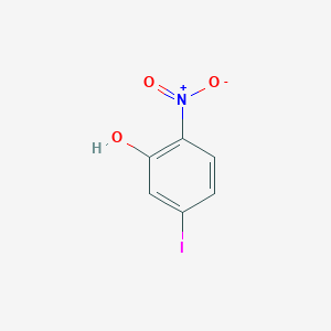 molecular formula C6H4INO3 B1315778 5-碘-2-硝基苯酚 CAS No. 27783-55-7