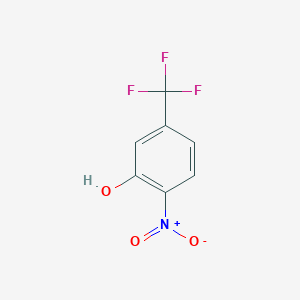 molecular formula C7H4F3NO3 B1315779 2-Nitro-5-(trifluoromethyl)phenol CAS No. 402-17-5