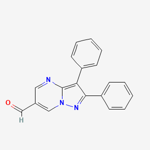 2,3-Diphenylpyrazolo[1,5-a]pyrimidine-6-carbaldehyde