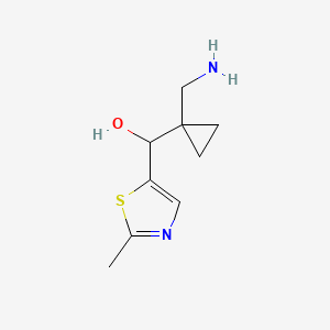 [1-(Aminomethyl)cyclopropyl](2-methyl-1,3-thiazol-5-yl)methanol