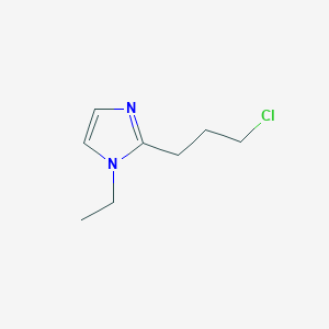 2-(3-Chloropropyl)-1-ethyl-1H-imidazole