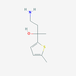 4-Amino-2-(5-methylthiophen-2-yl)butan-2-ol