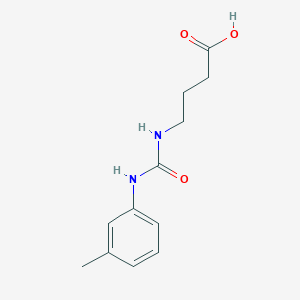 4-([[(3-Methylphenyl)amino]carbonyl]amino)butanoic acid