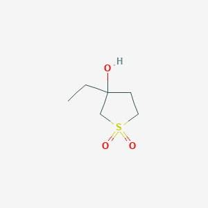 3-Ethyl-3-hydroxy-1lambda6-thiolane-1,1-dione