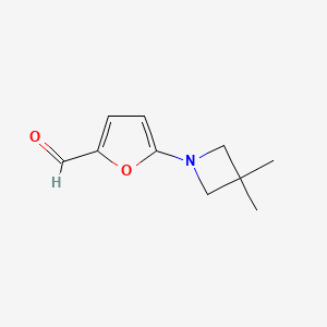 5-(3,3-Dimethylazetidin-1-yl)furan-2-carbaldehyde