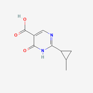 2-(2-Methylcyclopropyl)-6-oxo-1,6-dihydropyrimidine-5-carboxylic acid