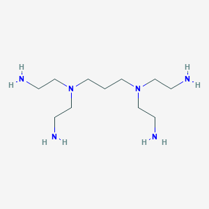 molecular formula C11H30N6 B13158114 N1,N1'-(Propane-1,3-diyl)bis(N1-(2-aminoethyl)ethane-1,2-diamine) 