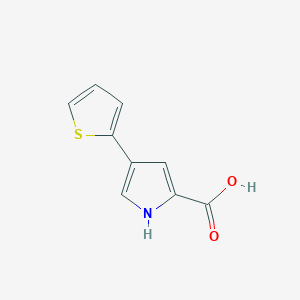 4-(Thiophen-2-YL)-1H-pyrrole-2-carboxylic acid