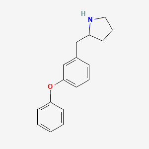 2-[(3-Phenoxyphenyl)methyl]pyrrolidine