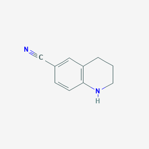 molecular formula C10H10N2 B1315819 1,2,3,4-四氢喹啉-6-腈 CAS No. 50741-36-1