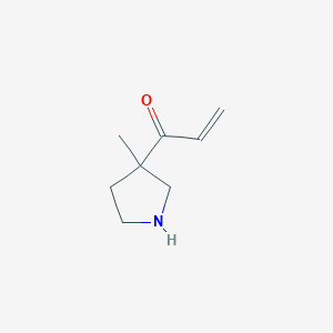 1-(3-Methylpyrrolidin-3-yl)prop-2-en-1-one