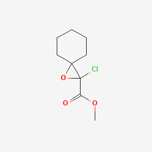 Methyl 2-chloro-1-oxaspiro[2.5]octane-2-carboxylate