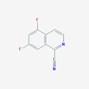 5,7-Difluoroisoquinoline-1-carbonitrile