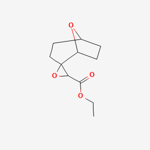 Ethyl 8-oxaspiro[bicyclo[3.2.1]octane-2,2'-oxirane]-3'-carboxylate