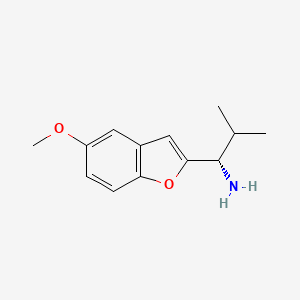 (1S)-1-(5-Methoxybenzo[D]furan-2-YL)-2-methylpropylamine