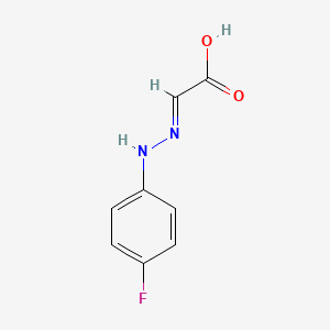 2-[2-(4-Fluorophenyl)hydrazin-1-ylidene]acetic acid