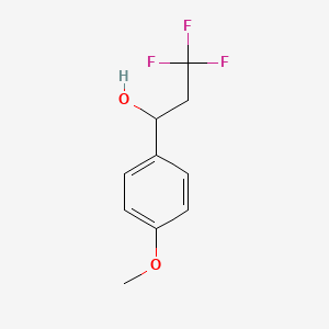 3,3,3-Trifluoro-1-(4-methoxyphenyl)propan-1-ol