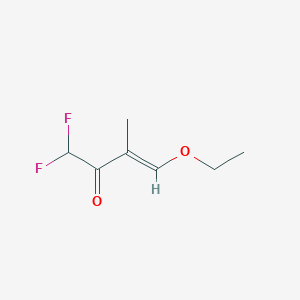 (3E)-4-Ethoxy-1,1-difluoro-3-methylbut-3-en-2-one