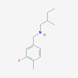 [(3-Fluoro-4-methylphenyl)methyl](2-methylbutyl)amine