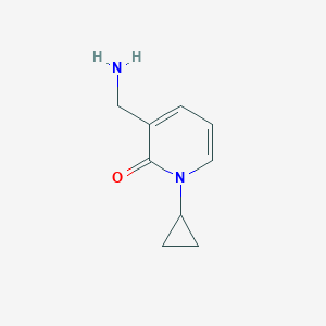 3-(Aminomethyl)-1-cyclopropyl-1,2-dihydropyridin-2-one