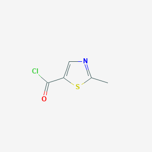 molecular formula C5H4ClNOS B1315835 2-甲基-1,3-噻唑-5-羰基氯 CAS No. 60971-72-4