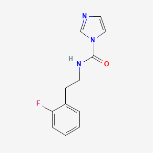 N-[2-(2-fluorophenyl)ethyl]-1H-imidazole-1-carboxamide