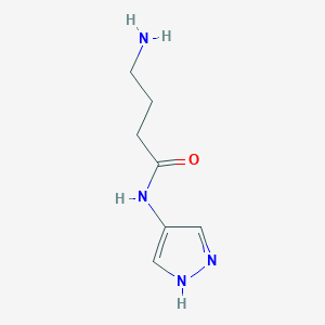 4-amino-N-(1H-pyrazol-4-yl)butanamide