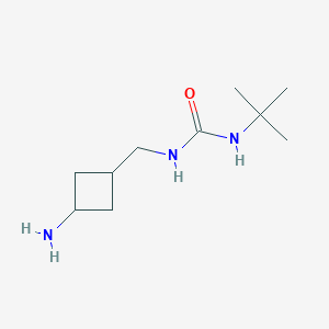 1-[(3-Aminocyclobutyl)methyl]-3-tert-butylurea