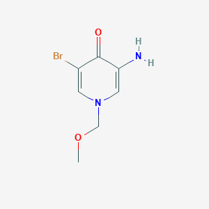 3-Amino-5-bromo-1-(methoxymethyl)-1,4-dihydropyridin-4-one