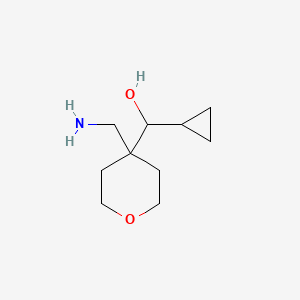 [4-(Aminomethyl)oxan-4-YL](cyclopropyl)methanol