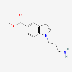 methyl 1-(3-aminopropyl)-1H-indole-5-carboxylate